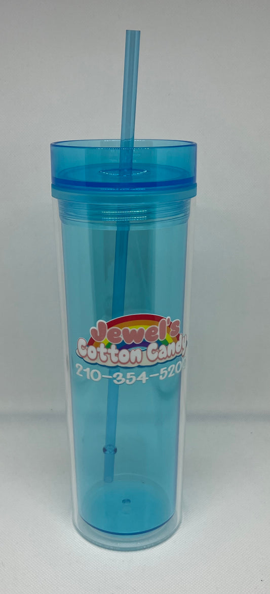 Skinny Acrylic Tumbler 16 oz